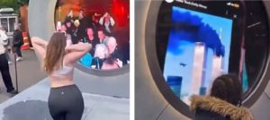 «Λουκέτο» στην ψηφιακή πύλη που συνέδεε Νέα Υόρκη με Δουβλίνο &#8211; Έβρισαν περαστικούς, influencer έδειξε το στήθος της (Video)
