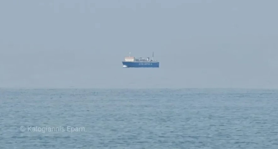 Η «Fata Morgana» και το ιπτάμενο πλοίο στην Κύμη που έγινε viral – Πώς εξηγείται το φαινόμενο (Photos)