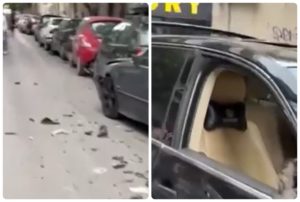 Χάος στην Κυψέλη από τρελή πορεία τζιπ: Ζημιές σε δεκάδες αυτοκίνητα &#8211; Βίντεο ντοκουμέντο από τη σύλληψη του οδηγού