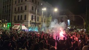 Παναθηναϊκός: «Πάρτι» στην Ομόνοια για την κατάκτηση της Euroleague &#8211; Εικόνες και βίντεο