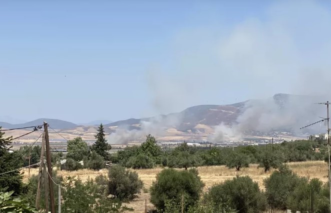 Υδρα: Καλύτερη εικόνα από τη φωτιά στο μοναδικό πευκοδάσος – Ανεύθυνοι έριξαν πυροτεχνήματα από σκάφος