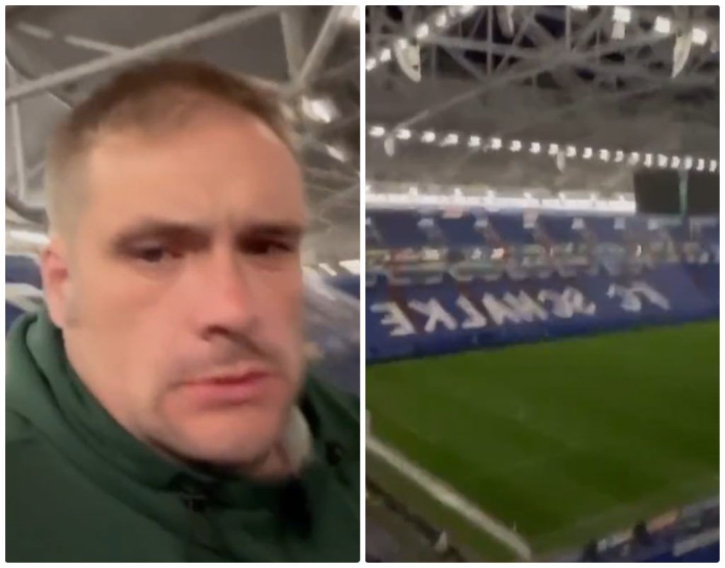 Euro 2024: Τον πήρε ο ύπνος και ξύπνησε τα… ξημερώματα στο άδειο γήπεδο της Σάλκε (Video)
