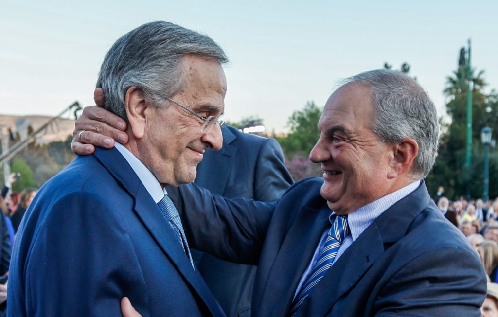 Αυξάνουν τις κοινές εμφανίσεις τους Καραμανλής και Σαμαράς