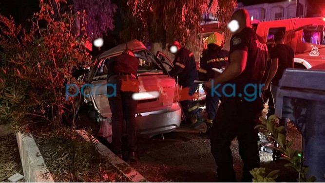 Χανιά: Σοβαρά τραυματισμένα τρία νεαρά άτομα που εγκλωβίστηκαν σε ΙΧ