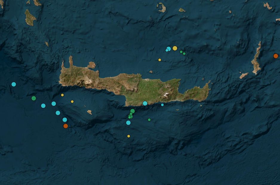 Νέος σεισμός τώρα στην Κρήτη