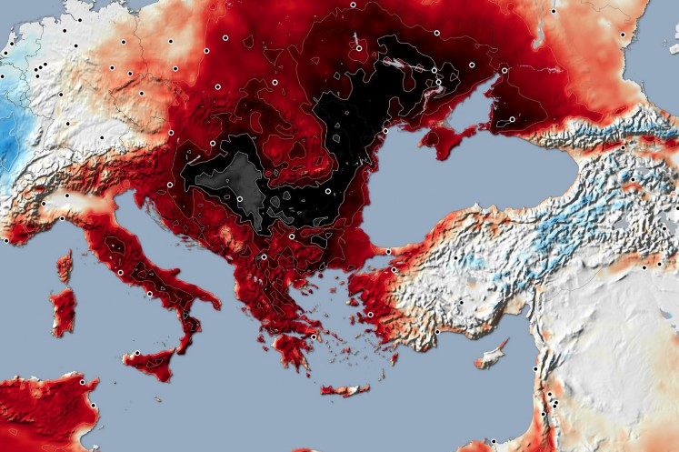 Καιρός: Ο καύσωνας «μαυρίζει» τα Bαλκάνια – Σε ποιες περιοχές της χώρας θα καταρριφθούν τα ρεκόρ ζέστης (LIVE)