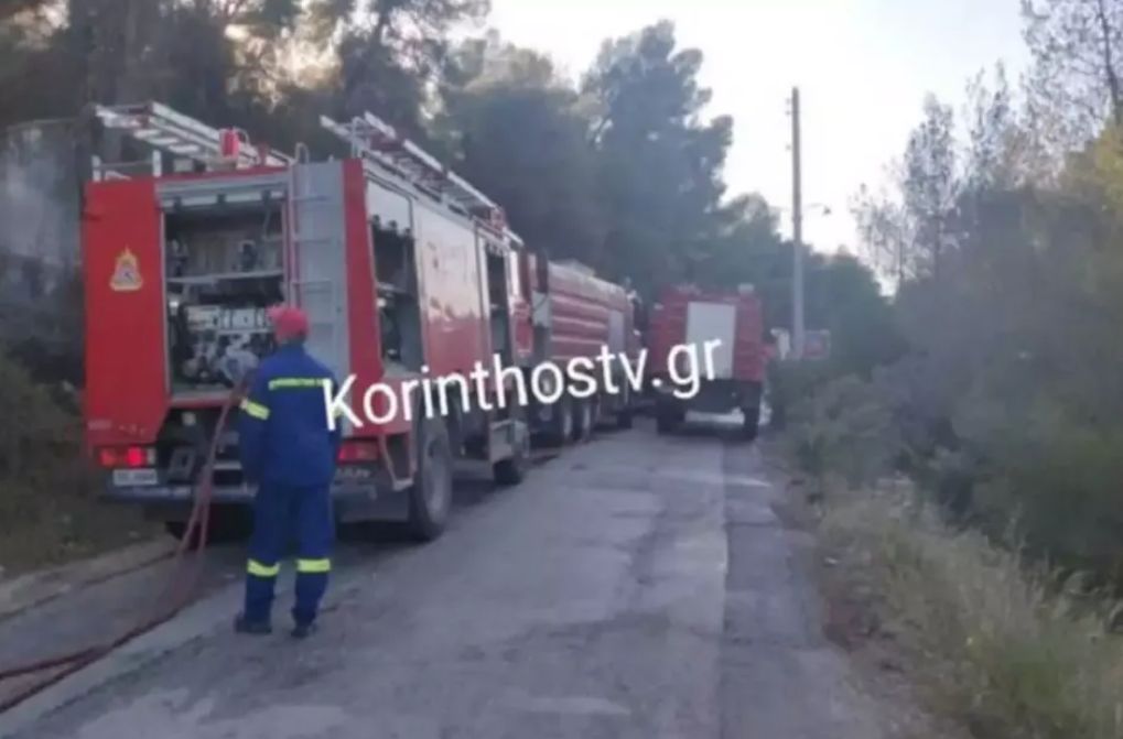 Φωτιά τώρα στην Κορινθία