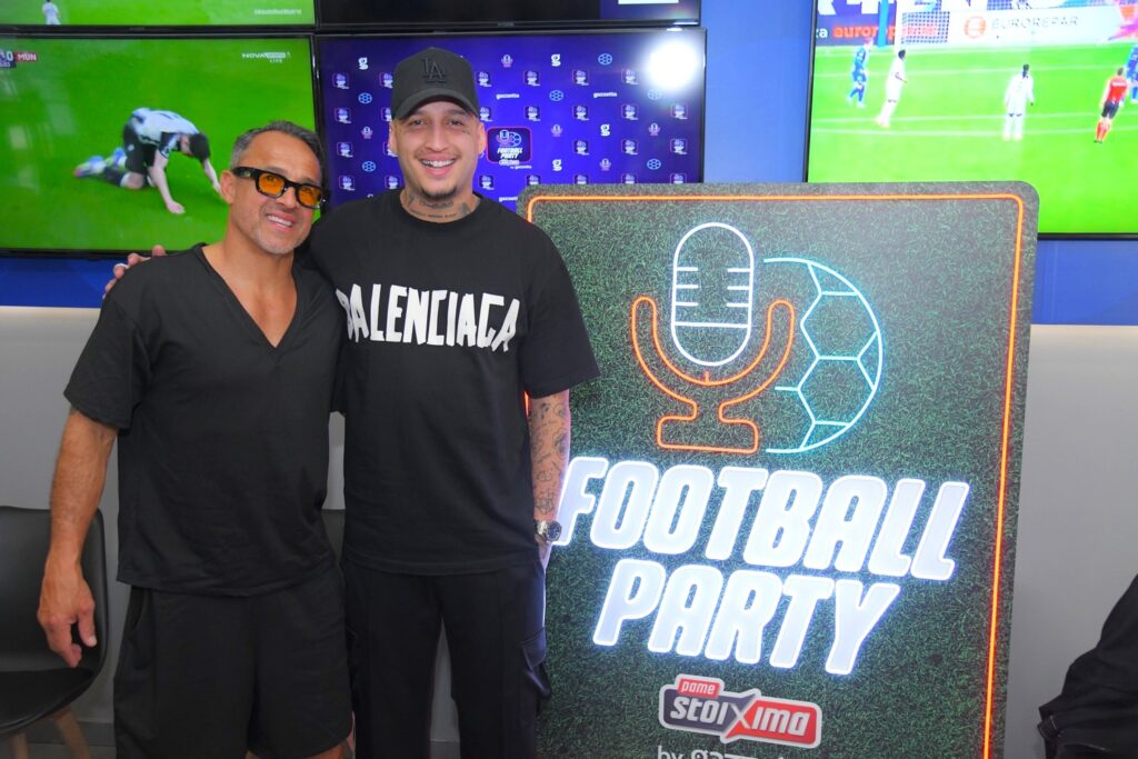 Πάμε Στοίχημα football party by Gazzetta – Λουτσιάνο Ντε Σόουζα και Mc Daddy για τα ντέρμπι των playoffs, το αξέχαστο γκολ στη Λεωφόρο και τις οικογενειακές ιστορίες