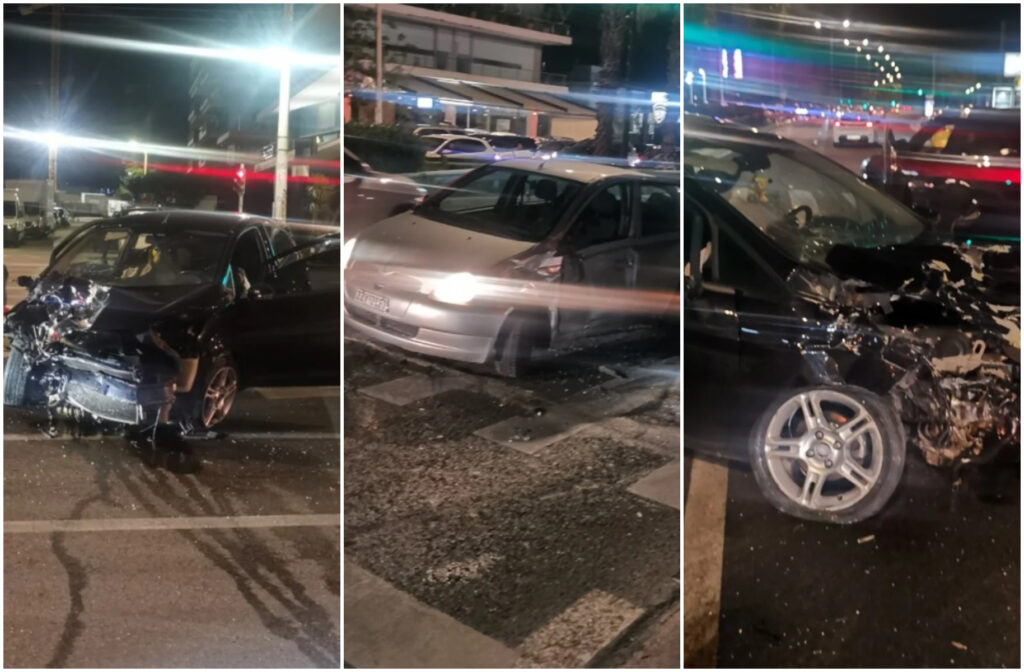 Άλιμος: Μεγάλη καραμπόλα 6 οχημάτων στη Λεωφόρο Ποσειδώνος με 8 τραυματίες (Photos – Video)