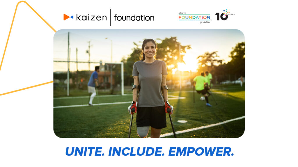 Kaizen Foundation και UEFA Foundation for Children στέλνουν δυνατό μήνυμα συμπερίληψης