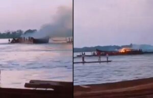 ΛΔ Κονγκό: Τουλάχιστον 143 νεκροί εξαιτίας πυρκαγιάς σε πλοίο (Video)