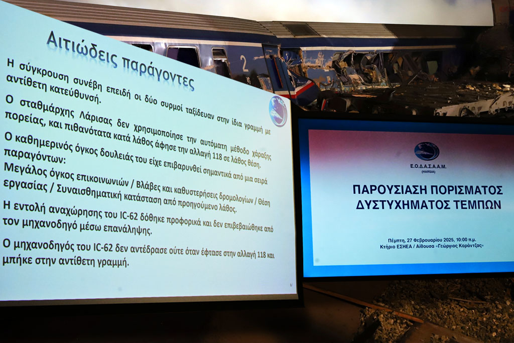 ΕΟΔΑΣΑΑΜ: Το αμετάφραστο πόρισμα του για το έγκλημα των Τεμπών και άλλες… παγίδες