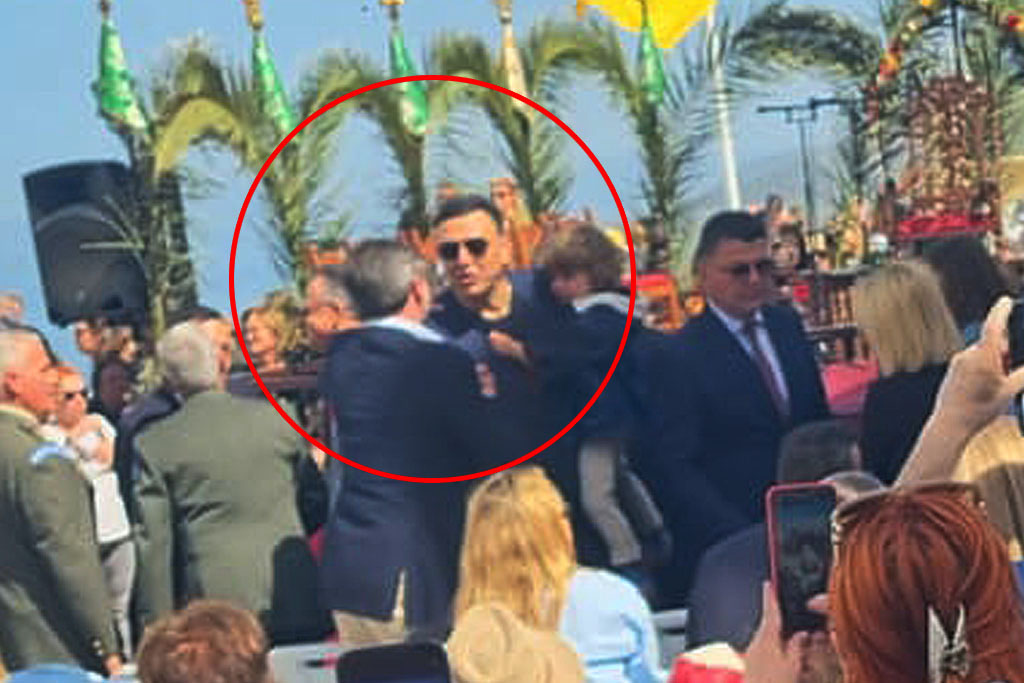 Ο θερμός εναγκαλισμός Κικίλια – Ντε Γκρες στην Πάτμο (Photo)