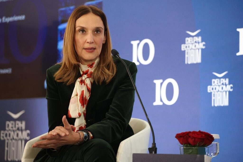 Φραγκίσκη Μελίσσα στο Delphi Economic Forum X: «Η επένδυση στο  ανθρώπινο κεφάλαιο είναι κορυφαία προτεραιότητα στην Alpha Bank»