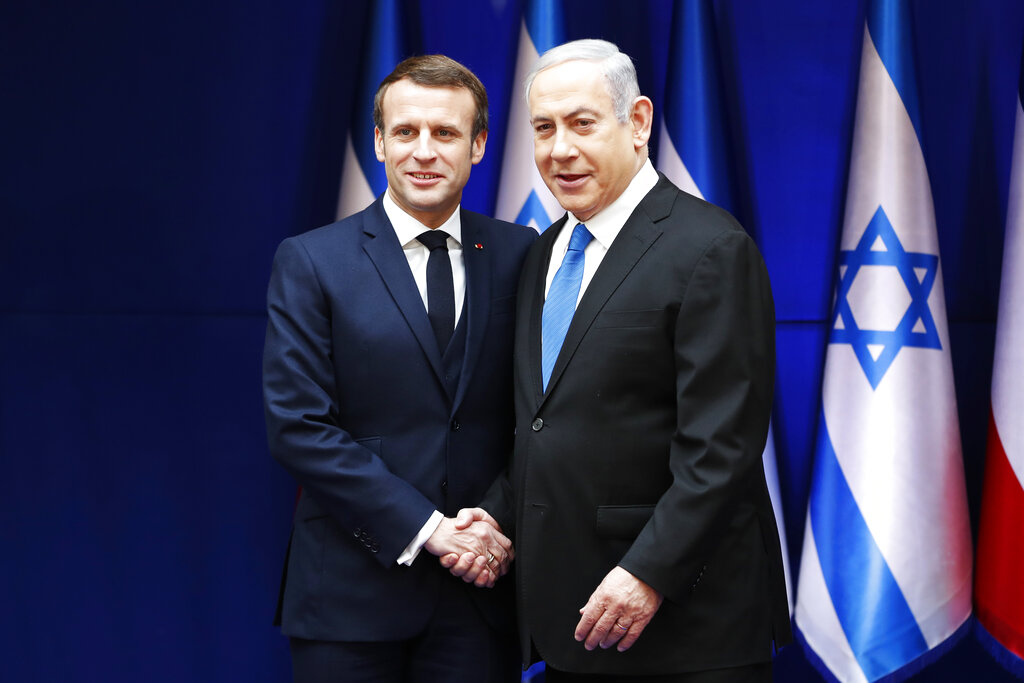 Άγρια κόντρα Μακρόν και Νετανιάχου με επίκεντρο την καταστροφή της Γάζας