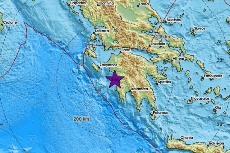 Σεισμός 4,1 Ρίχτερ στη Ζαχάρω Ηλείας