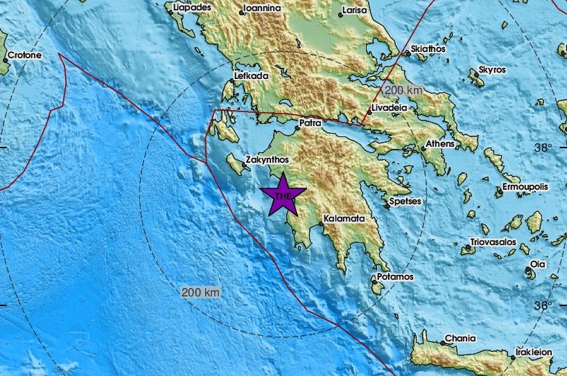 Σεισμός 4,1 Ρίχτερ στη Ζαχάρω Ηλείας