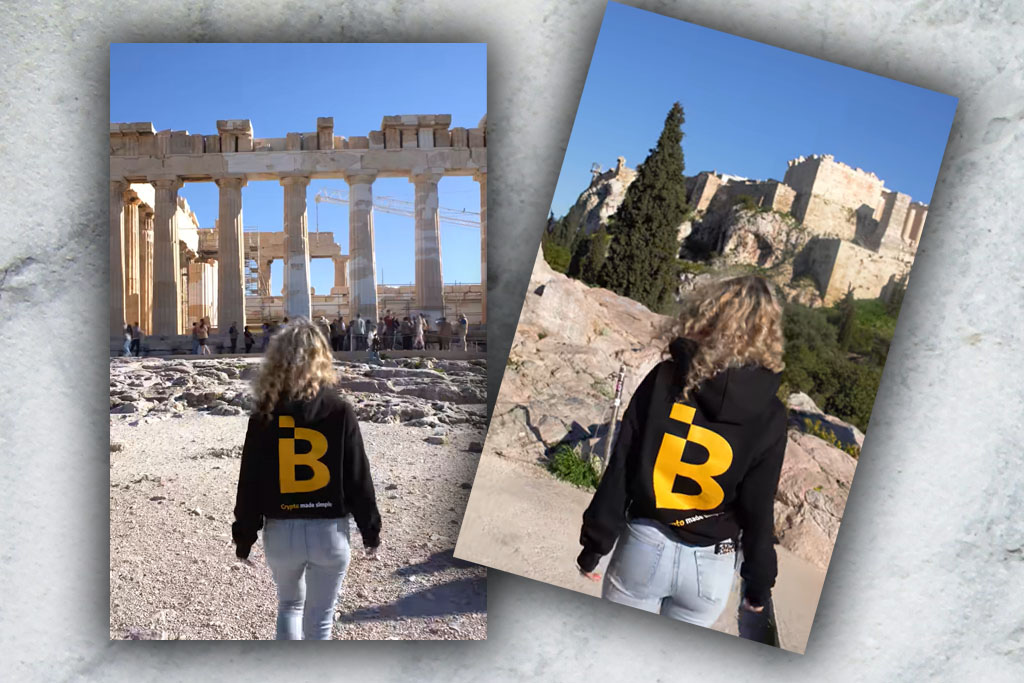 Τώρα διαφημίζουν και κρυπτονομίσματα στην Ακρόπολη! (Video)
