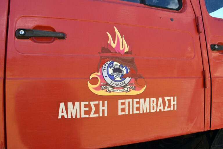 Φωτιά σε δύο απορριμματοφόρα στην Πυλαία