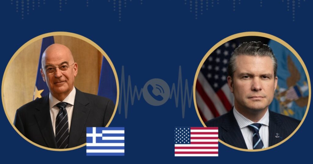 Ο Δένδιας τηλεφωνεί στον Χέγκσεθ την ώρα που το Μαξίμου μετρά λομπίστες