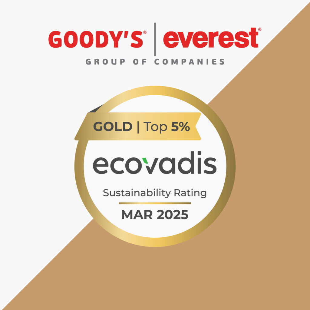 Ο Όμιλος Εστίασης Goody’s-Everest αποκτά «GOLD Medal»  από τον κορυφαίο διεθνή οργανισμό αξιολόγησης εταιρικής βιωσιμότητας EcoVadis