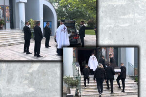 Λάρισα: «Θέλω να ρωτήσω τον εγγονό μου, γιατί το έκανε αυτό;» &#8211; Σε κλίμα οδύνης η κηδεία της 52χρονης (Video)