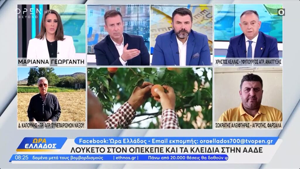 ΟΠΕΚΕΠΕ: «Kατηγορώ» των αγροτών κατά του υπουργείου Αγροτικής Ανάπτυξης σε απευθείας μετάδοση (Video)
