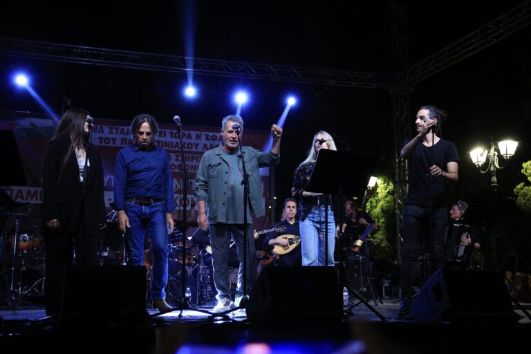 Συναυλία αλληλεγγύης στον Παλαιστινιακό λαό στο Σύνταγμα