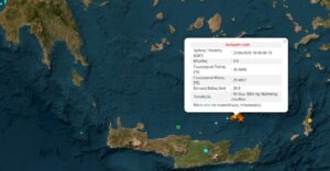 Σεισμός 3,6 ρίχτερ στην Κρήτη