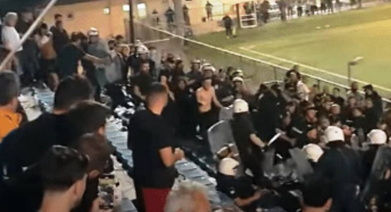 Πάτρα: Επεισόδια σε ερασιτεχνικό αγώνα ποδοσφαίρου – Καταγγελίες για τη στάση των ΜΑΤ