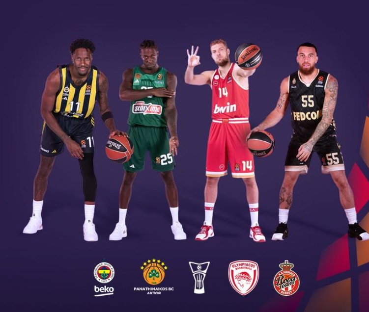H ιστορία του Final Four της EuroLeague γράφεται στα ελληνικά με Παναθηναϊκό AKTOR και Ολυμπιακό και θα κριθεί αποκλειστικά στο Novasports