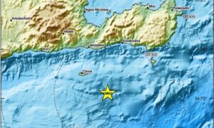 Σεισμός τώρα ανοιχτά της Κρήτης