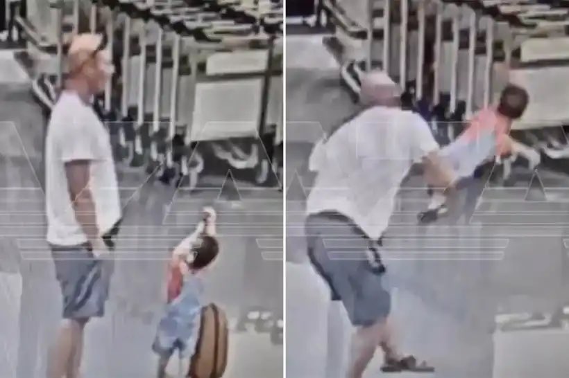 Βίντεο σοκ: Μανιακός χτυπάει νήπιο από το Ιράν στο αεροδρόμιο της Μόσχας