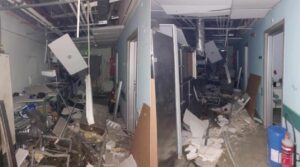 Σέρρες: Βομβαρδισμένο τοπίο το υπόγειο του Νοσοκομείου μετά την έκρηξη &#8211; Με εγκαύματα 45χρονος ψυκτικός (Photos)