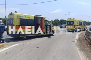 Σοβαρό τροχαίο με τραυματίες στην Πατρών &#8211; Πύργου