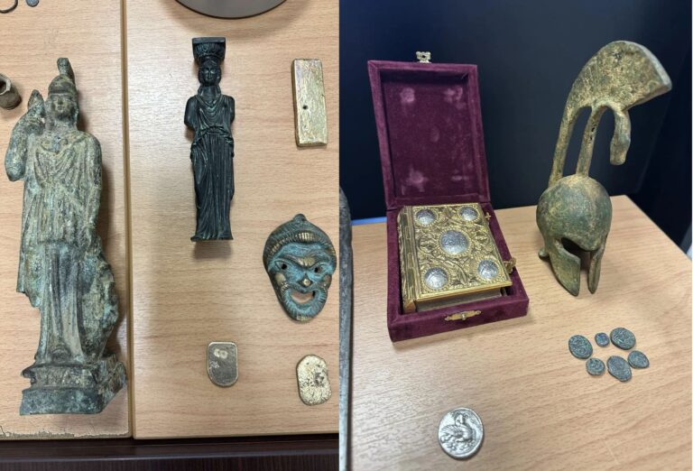 Αρχαιοκαπηλία: 39 συλλήψεις, 1800 αρχαία αντικείμενα – Εξαρθρώθηκαν δύο διεθνείς οργανώσεις