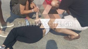 Σκιάθος: Γυναίκα παρασύρθηκε από τα αέρια αεροπλάνου κατά την απογείωσή του (Video)