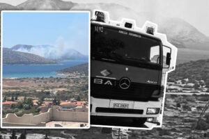 Φωτιά στην Παλαιά Φώκαια: Μηνύματα από το 112 για Θυμάρι και Τουρκολίμανο &#8211; Πού έχει διακοπεί η κυκλοφορία