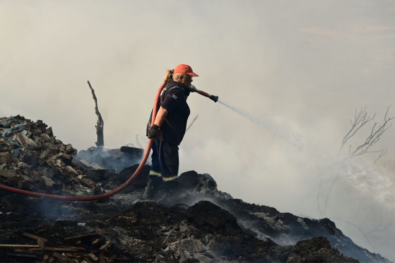 Eύβοια: Οριοθετήθηκε φωτιά στην Κάρυστο – Ισχυροί άνεμοι στην περιοχή