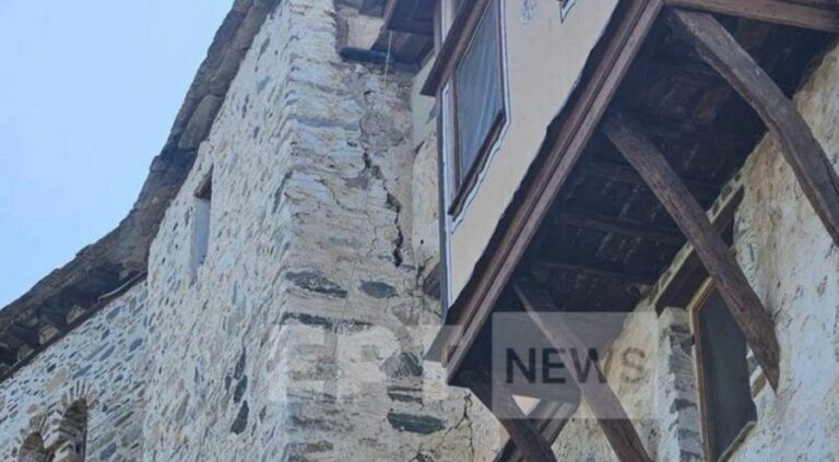 Σεισμός στο Άγιο Όρος: Ρωγμές στις Μονές Ξενοφώντος, Παντελεήμονος και Σίμωνος Πέτρας (Video)