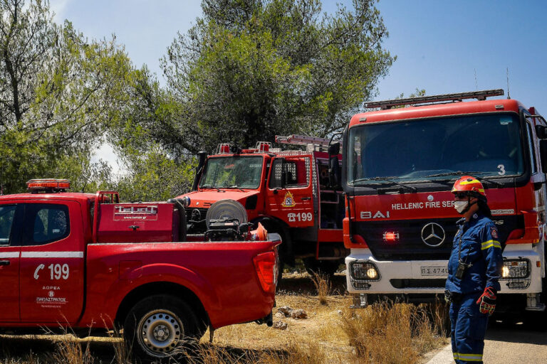 Φωτιά τώρα στην Τήνο