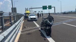 Λαμία: Συγκρούστηκαν μηχανές δύο φίλων στην Εθνική Οδό – Νεκρός ένας 55χρονος (Video)