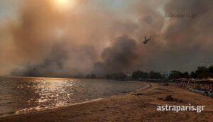 Τρίτη ημέρα μάχης με τις φλόγες στη Χίο: Συνεχείς αναζωπυρώσεις, μπαράζ μηνυμάτων από το 112