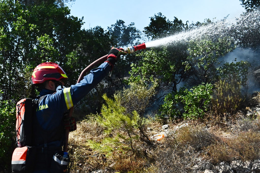 Φωτιά τώρα στη Λάρισα – Σε χαμηλή βλάστηση