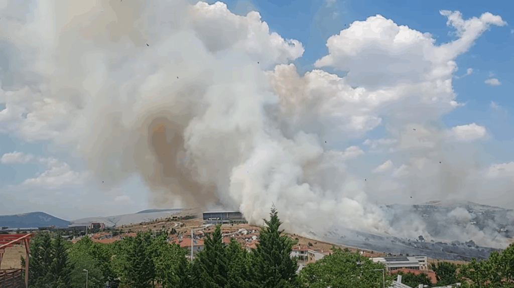 Φωτιά τώρα στην Κοζάνη – Μήνυμα από το 112